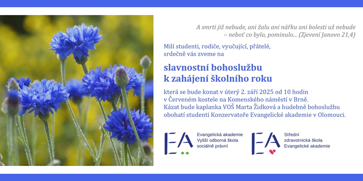 Pozvánka na zahájení školního roku